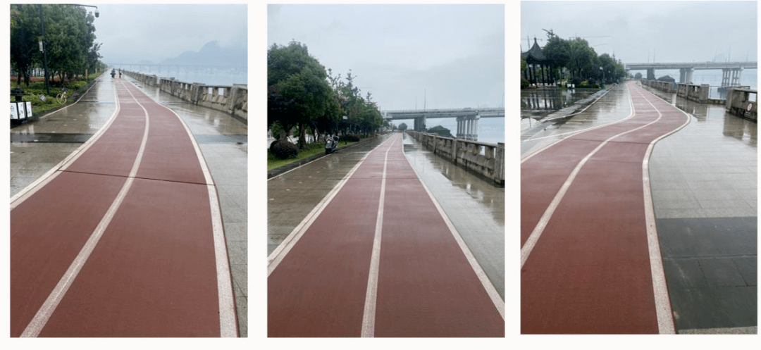 走出家门就能跑步龙开云APP 开云官网入口泉将新添一条塑胶跑道(图4)