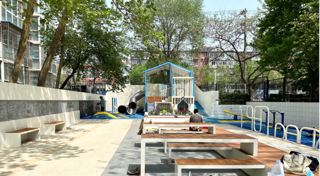 开云体育 开云平台社区闲置空间变欢乐场！北京海淀3处小微空间改造竣工亮相