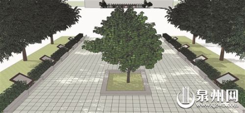 泉州市区中山公园塑胶跑道伤痕累累 将翻新塑开云APP 开云官网入口胶跑道(图2)