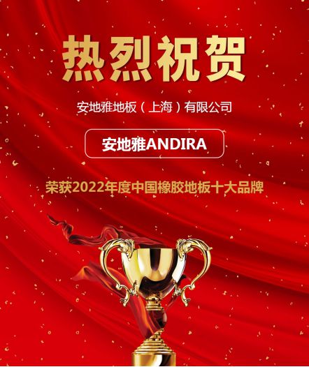 开云体育 开云官网2022年度橡胶地板十大品牌入选企业——安地雅ANDIRA！(图2)