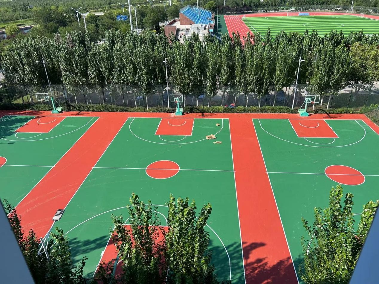 塑胶跑道厂家丨乔师傅体育新材为随州文帝学Kaiyun 开云体育校建造高品质运动场地(图6)