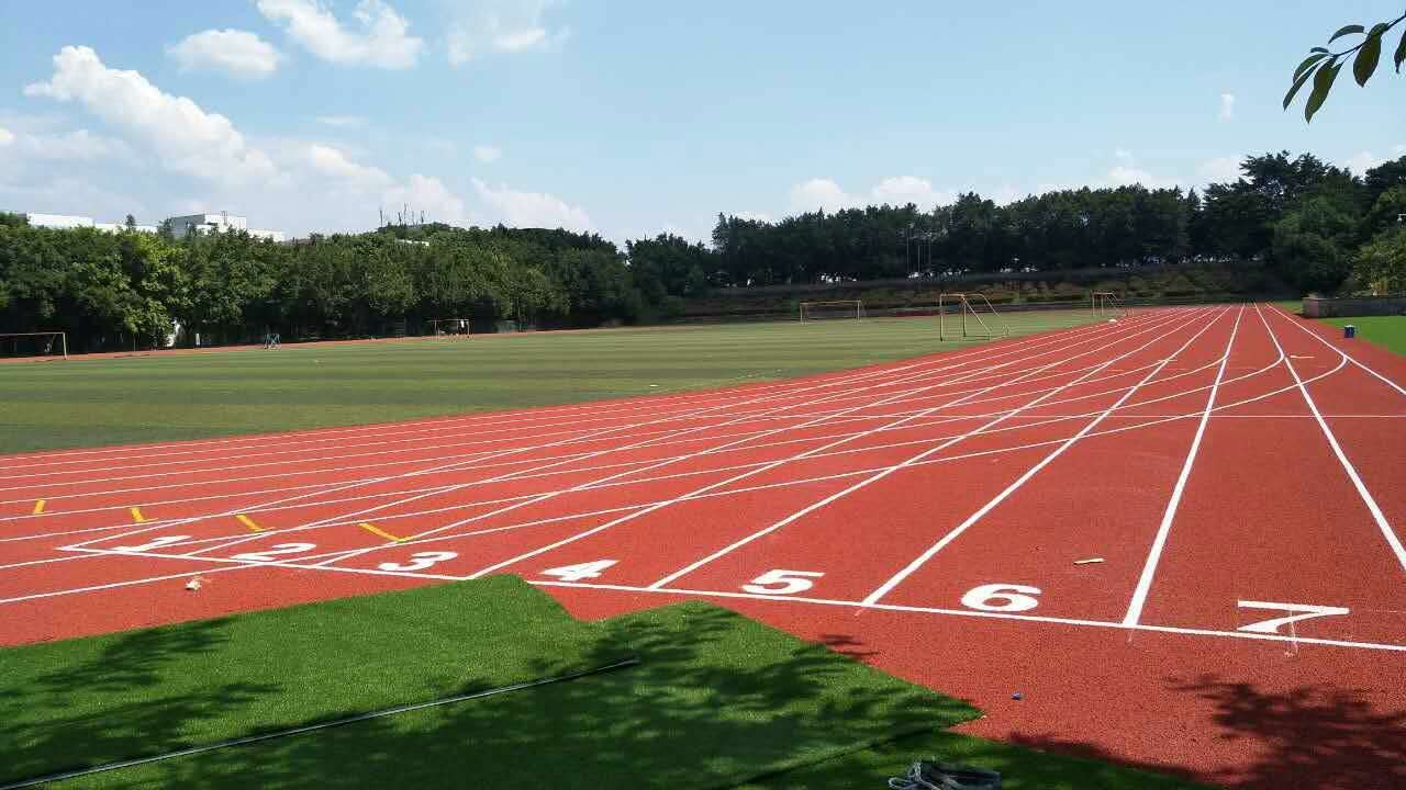 塑胶跑道厂家丨乔师傅体育新材为随州文帝学Kaiyun 开云体育校建造高品质运动场地(图5)