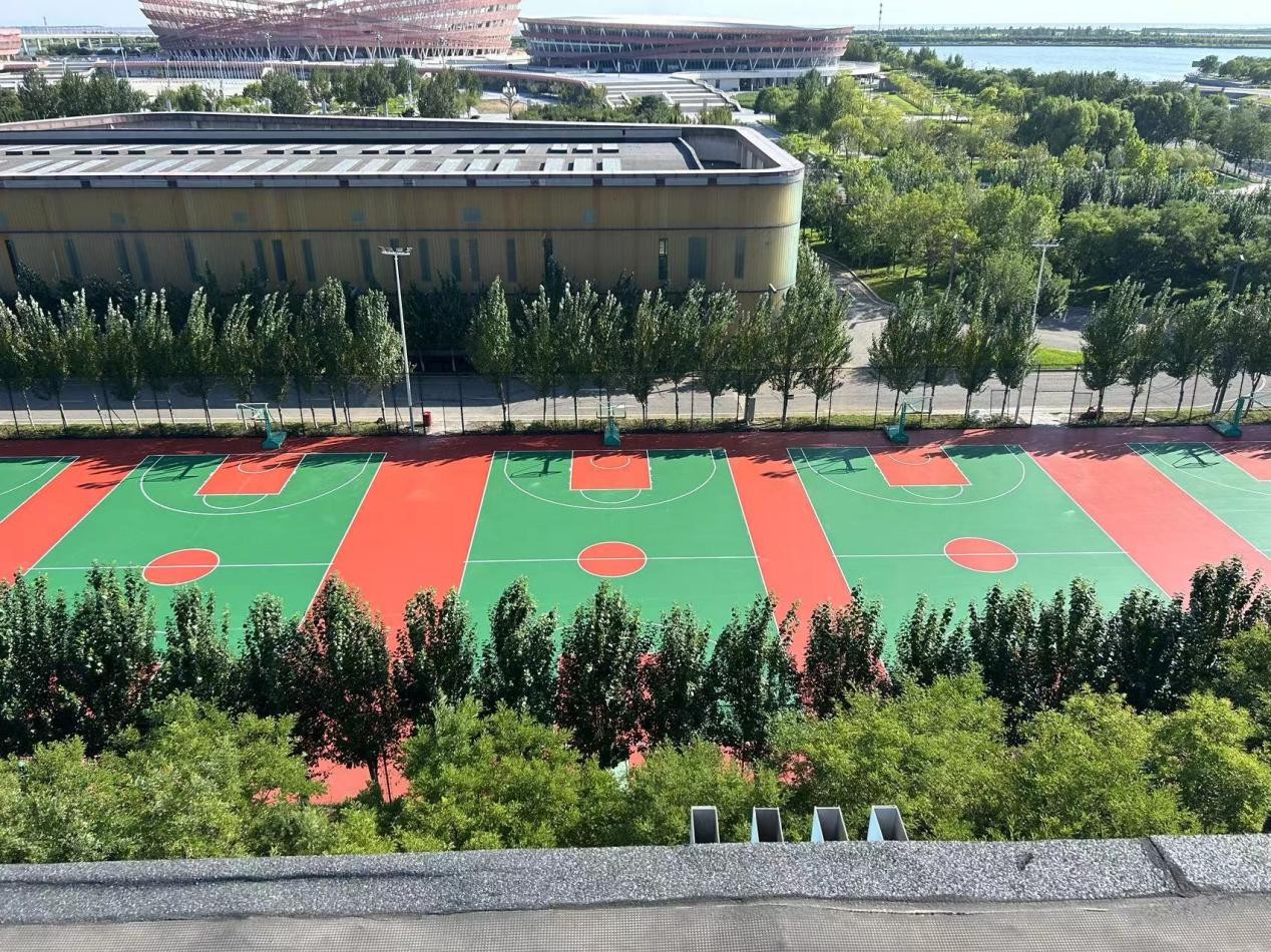 塑胶跑道厂家丨乔师傅体育新材为随州文帝学Kaiyun 开云体育校建造高品质运动场地(图4)