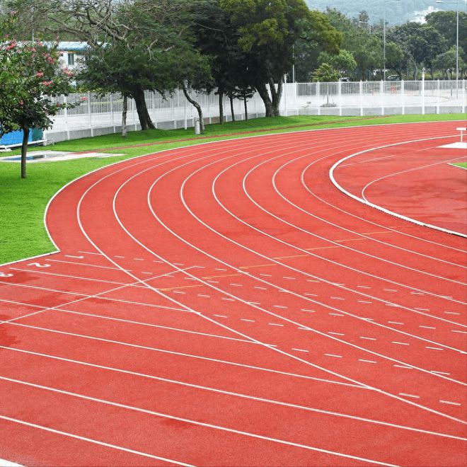 环保塑胶跑道开云 开云体育官网多少钱一个平方(图2)