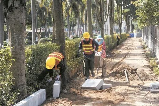 开云体育 开云官网梦园广场健身步道升级改造(图2)