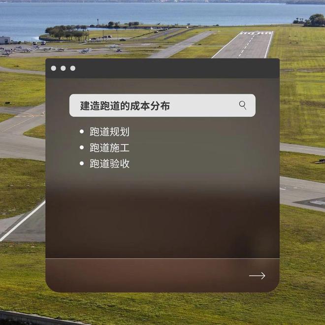 建造一条跑开云 开云体育官网道的成本(图2)